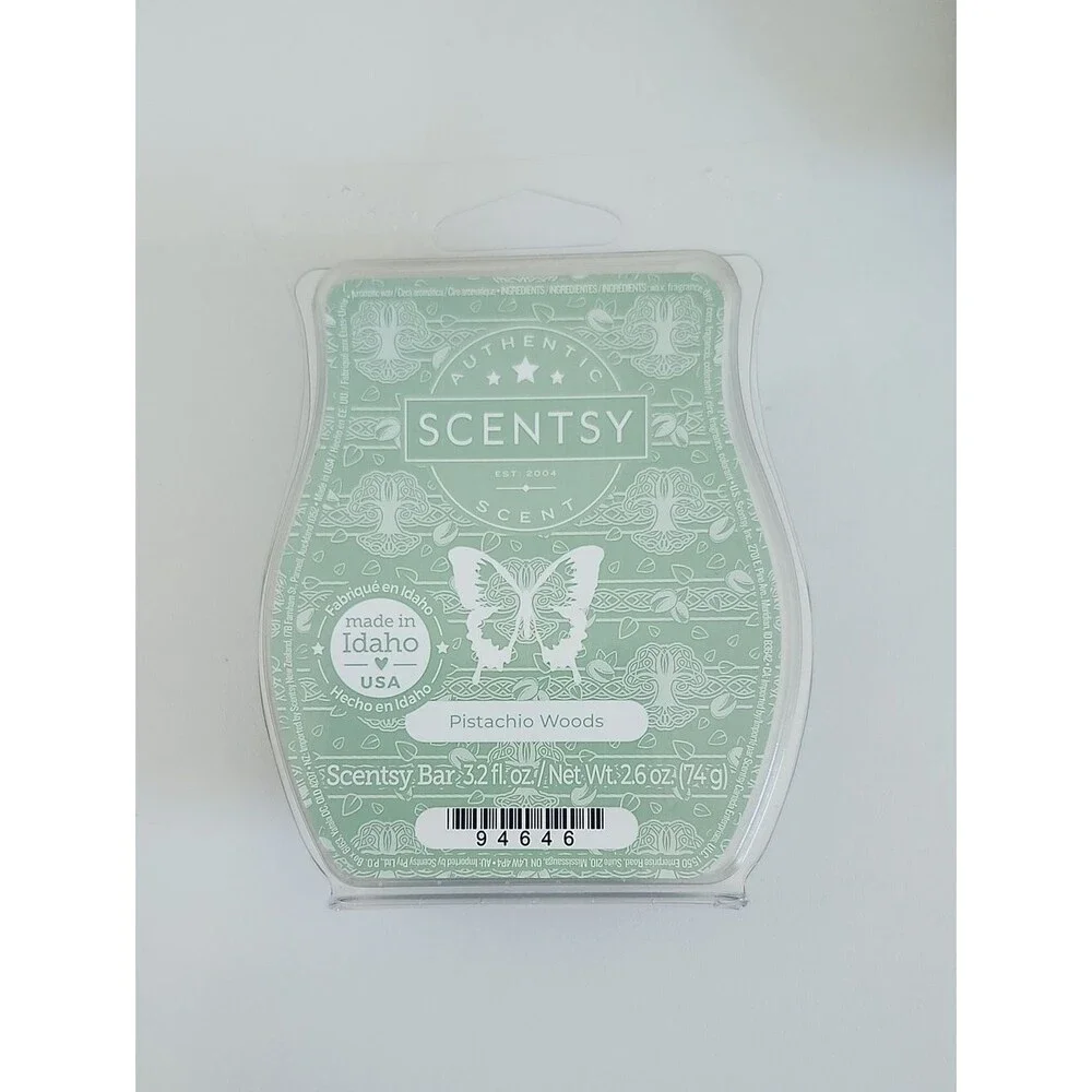 Scentsy Pistachio Woods Wax Melts, 3.2 Fl Oz, NEW IN PACKAGE